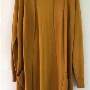 Cielo Mustard color Long Cardigan